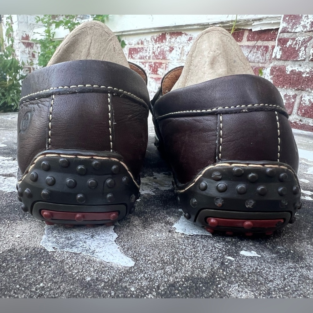 Born Loafers Women's Leather Dark Brown Size 7M W2765 - Picture 4 of 15